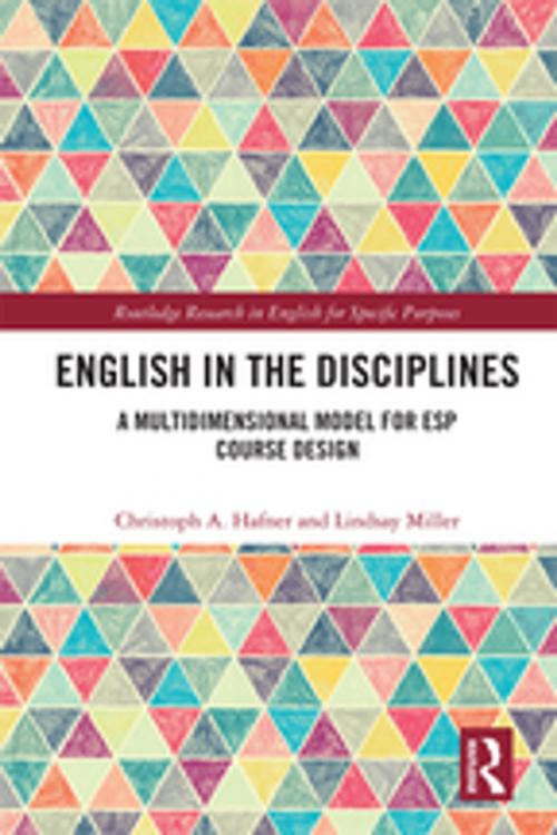 Cover of the book English in the Disciplines by Christoph A Hafner, Lindsay Miller, Taylor and Francis