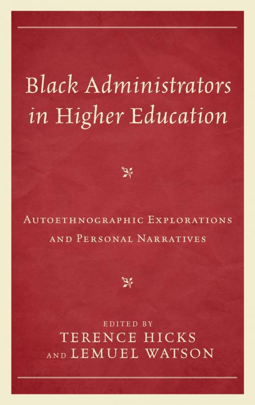 Cover of the book Black Administrators in Higher Education by , Hamilton Books