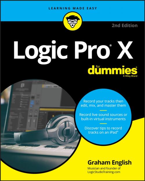 Cover of the book Logic Pro X For Dummies by Graham English, Wiley
