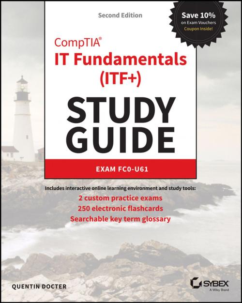 Cover of the book CompTIA IT Fundamentals (ITF+) Study Guide by Quentin Docter, Wiley