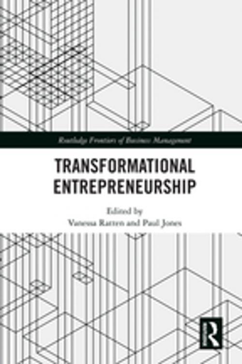 Cover of the book Transformational Entrepreneurship by , Taylor and Francis