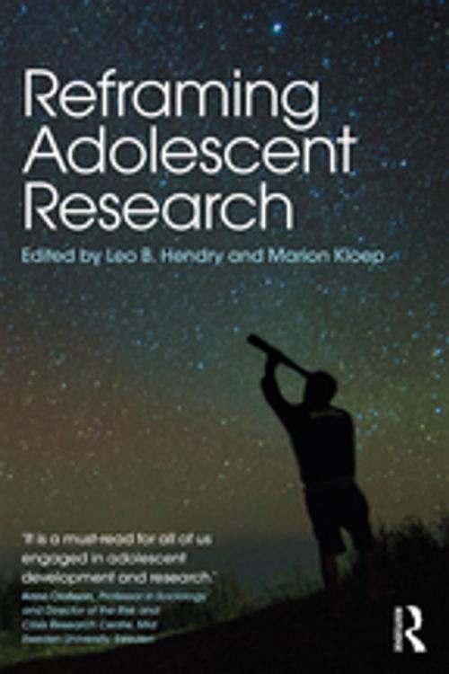 Cover of the book Reframing Adolescent Research by , Taylor and Francis