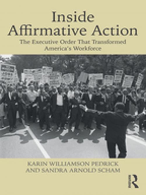 Cover of the book Inside Affirmative Action by Karin Williamson Pedrick, Sandra Arnold Scham, Taylor and Francis