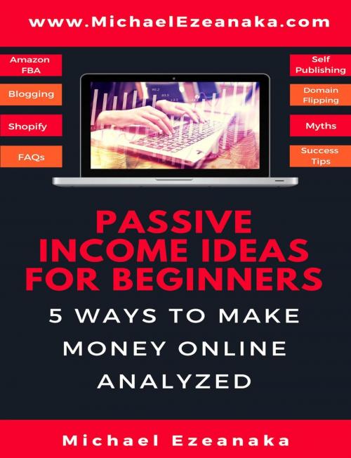 Cover of the book Passive Income Ideas For Beginners - 5 Ways to Make Money Online Analyzed by Michael Ezeanaka, Michael Ezeanaka