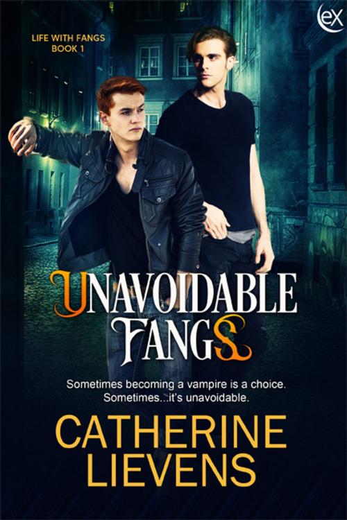 Cover of the book Unavoidable Fangs by Catherine Lievens, eXtasy Books Inc
