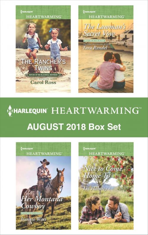 Cover of the book Harlequin Heartwarming August 2018 Box Set by Carol Ross, Jeannie Watt, Tara Randel, Liz Flaherty, Harlequin