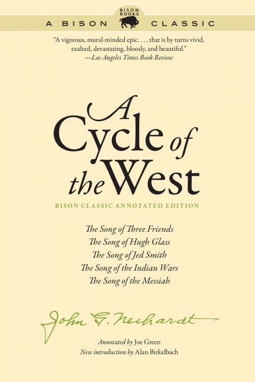 Cover of the book A Cycle of the West by John G. Neihardt, UNP - Bison Books