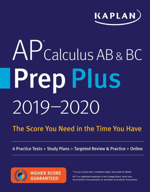 Cover of the book AP Calculus AB & BC Prep Plus 2019-2020 by Kaplan Test Prep, Kaplan Publishing