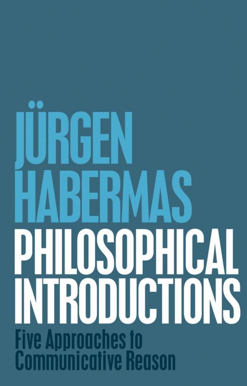 Cover of the book Philosophical Introductions by Jürgen Habermas, Wiley