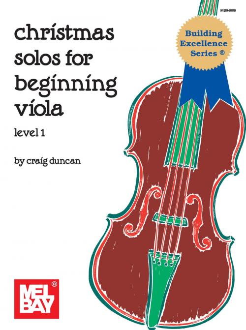Cover of the book Christmas Solos for Beginning Viola Level 1 by Craig Duncan, Mel Bay Publications, Inc.