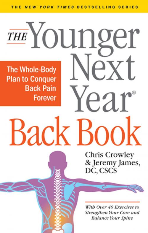 Cover of the book The Younger Next Year Back Book by Chris Crowley, Jeremy James, DC, CSCS, Workman Publishing Company