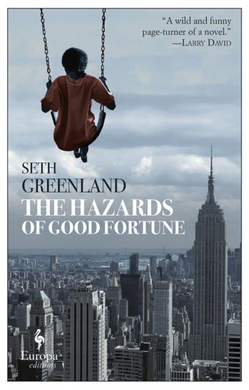 Cover of the book The Hazards of Good Fortune by Seth Greenland, Europa Editions