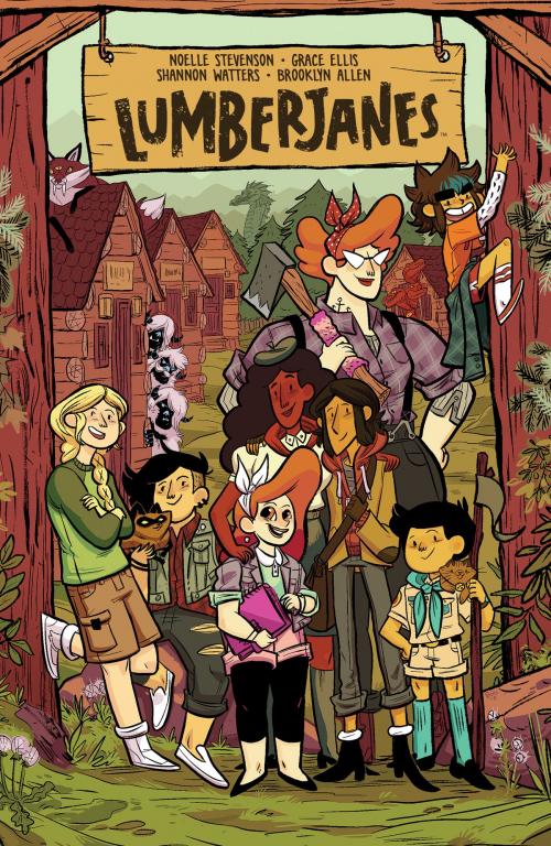 Cover of the book Lumberjanes Vol. 9 by Shannon Watters, Kat Leyh, Maarta Laiho, BOOM! Box
