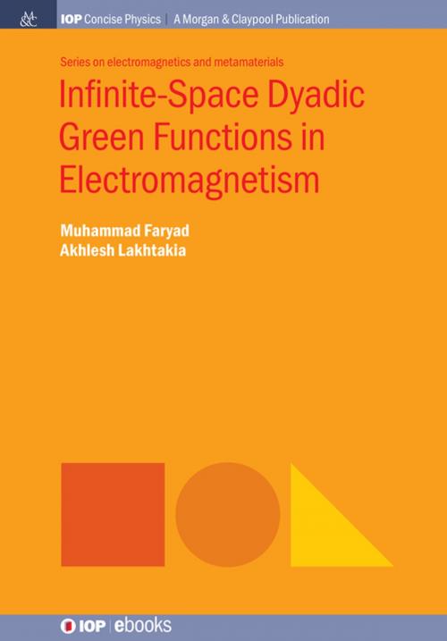 Cover of the book Infinite-Space Dyadic Green Functions in Electromagnetism by Muhammad Faryad, Akhlesh Lakhtakia, Morgan & Claypool Publishers
