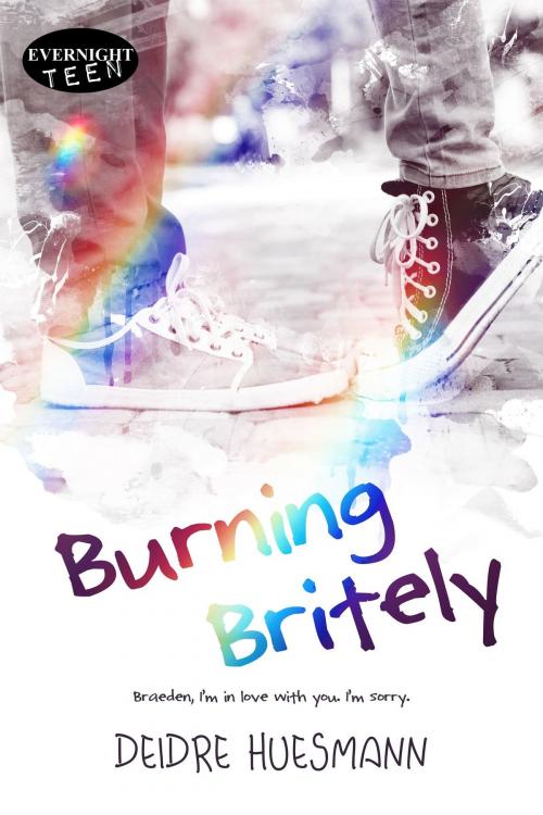 Cover of the book Burning Britely by Deidre Huesmann, Evernight Teen