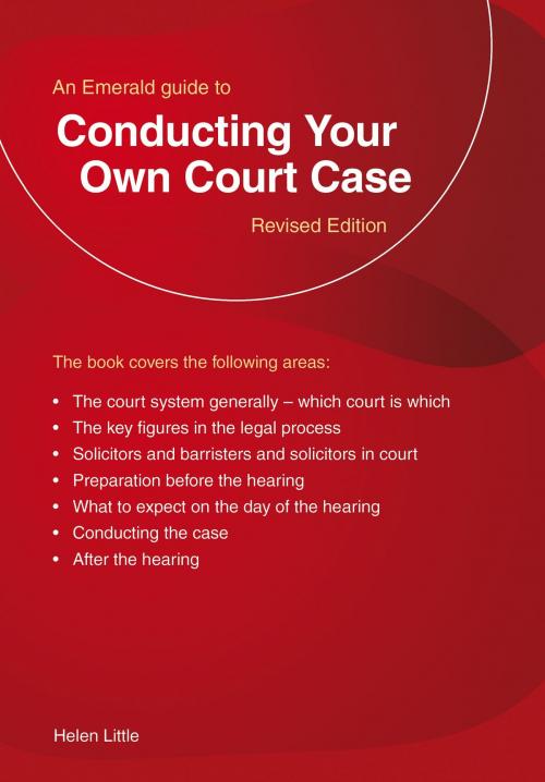 Cover of the book Conducting Your Own Court Case by Helen Little, Straightforward Publishing