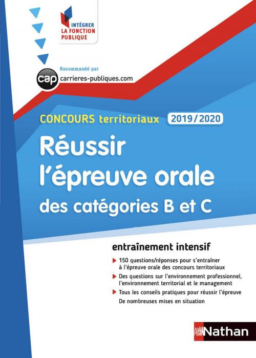Cover of the book Concours territoriaux - Catégorie B et C - Intégrer la fonction publique - 2019-2020 by Céline Tatat, Nathan