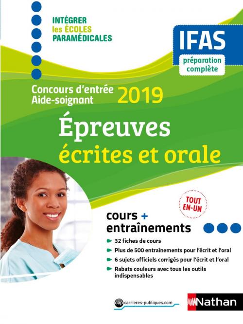 Cover of the book Concours d'entrée aide-soignant 2019 by Christophe Ragot, Louisa Rebih-Jouhet, Annie Godrie, Élisabeth Simonin, Nathan