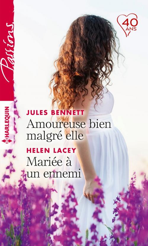 Cover of the book Amoureuse bien malgré elle - Mariée à un ennemi by Jules Bennett, Helen Lacey, Harlequin