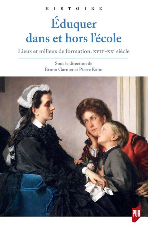 Cover of the book Éduquer dans et hors l'école by Collectif, Presses universitaires de Rennes