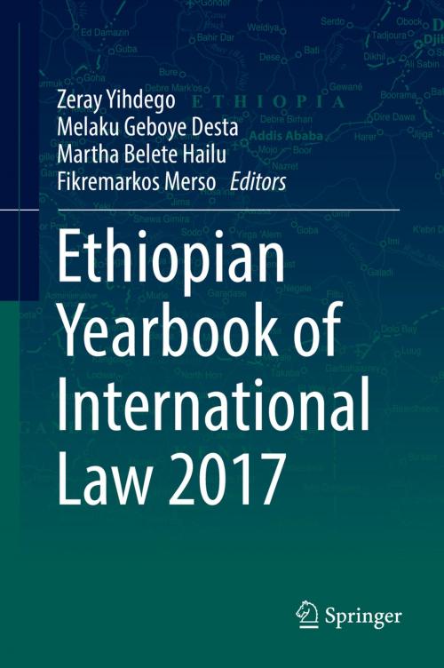 Cover of the book Ethiopian Yearbook of International Law 2017 by , Springer International Publishing