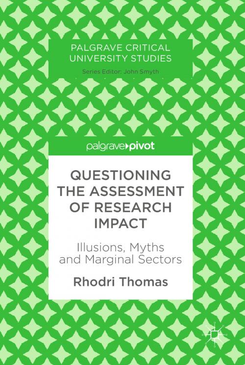 Cover of the book Questioning the Assessment of Research Impact by Rhodri Thomas, Springer International Publishing