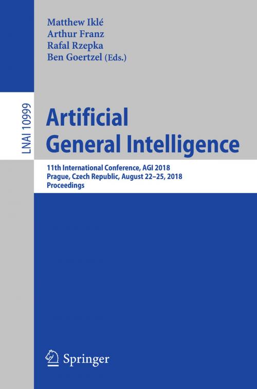 Cover of the book Artificial General Intelligence by , Springer International Publishing