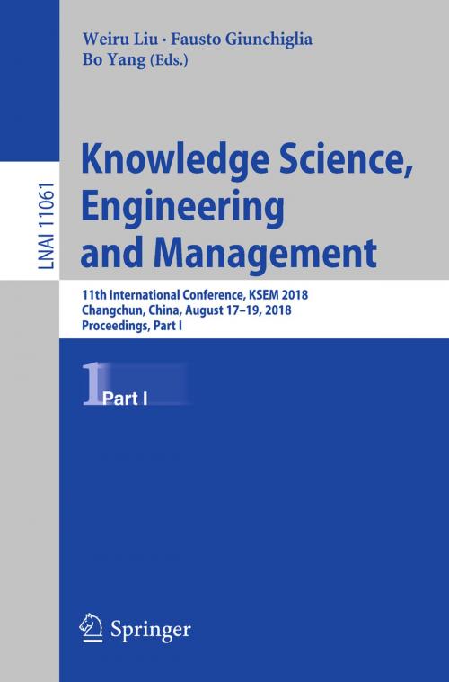 Cover of the book Knowledge Science, Engineering and Management by , Springer International Publishing