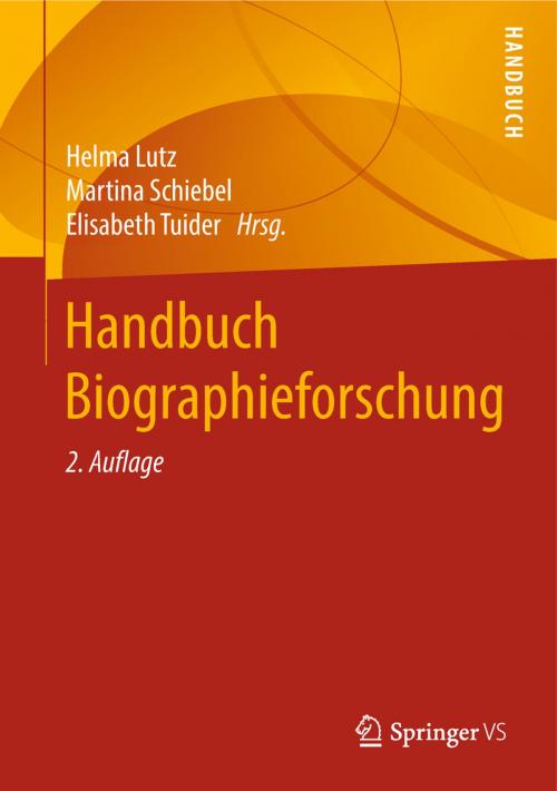 Cover of the book Handbuch Biographieforschung by , Springer Fachmedien Wiesbaden