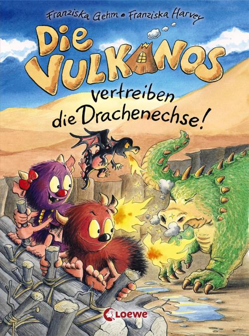 Cover of the book Die Vulkanos vertreiben die Drachenechse! by Franziska Gehm, Loewe Verlag