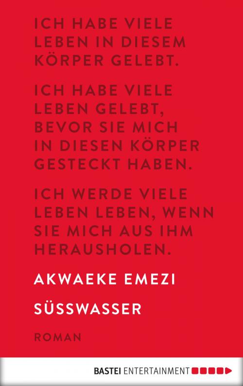 Cover of the book Süßwasser by Akwaeke Emezi, Bastei Entertainment