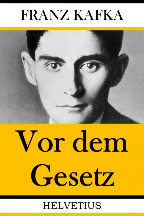 Cover of the book Vor dem Gesetz by Franz Kafka, epubli