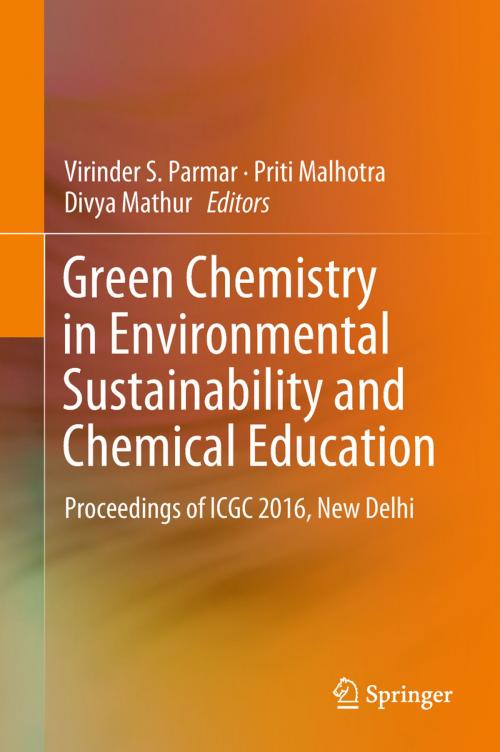 Cover of the book Green Chemistry in Environmental Sustainability and Chemical Education by , Springer Singapore