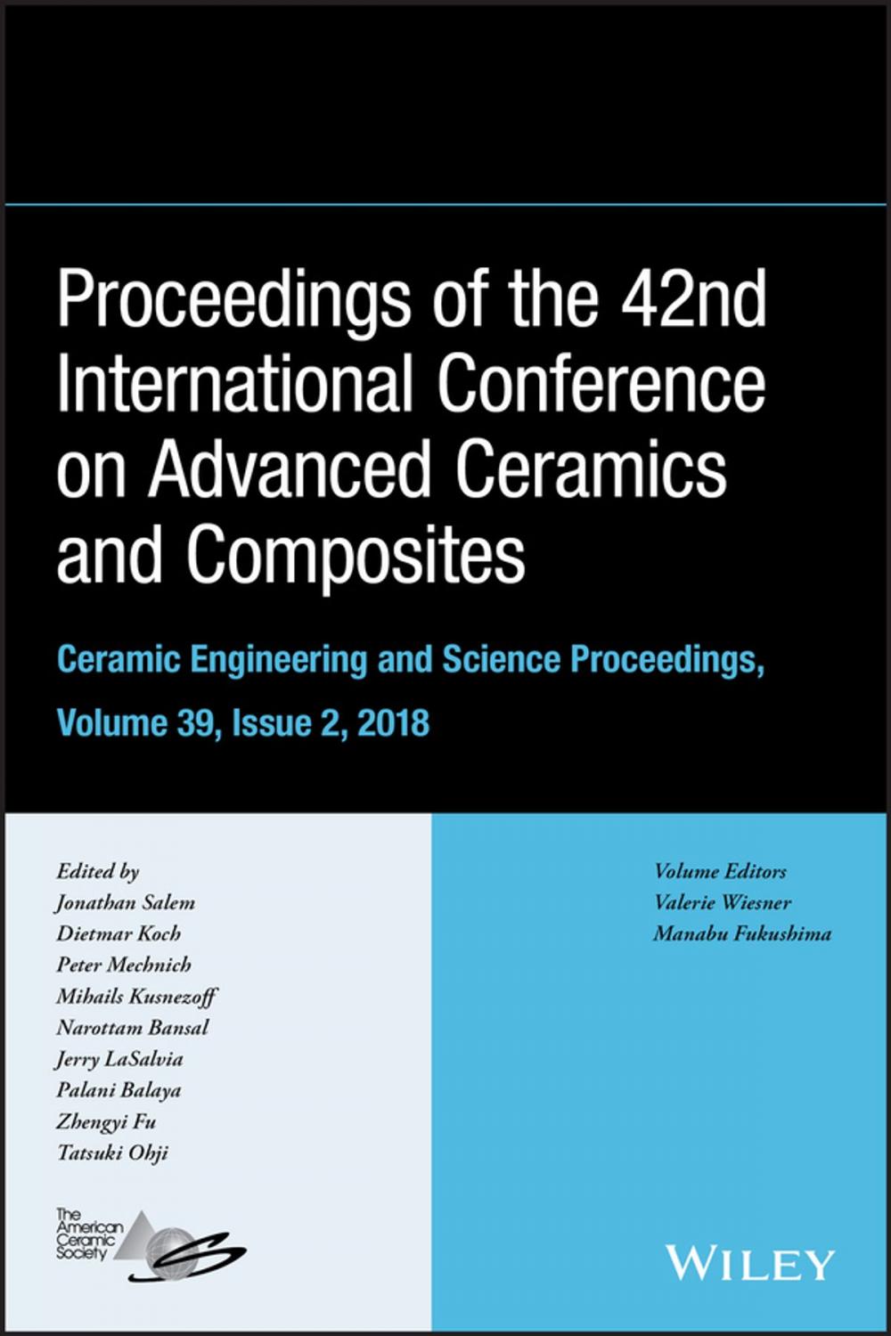 Big bigCover of Proceedings of the 42nd International Conference on Advanced Ceramics and Composites, Ceramic Engineering and Science Proceedings, Issue 2