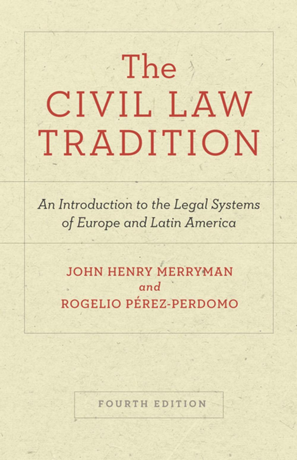 Big bigCover of The Civil Law Tradition