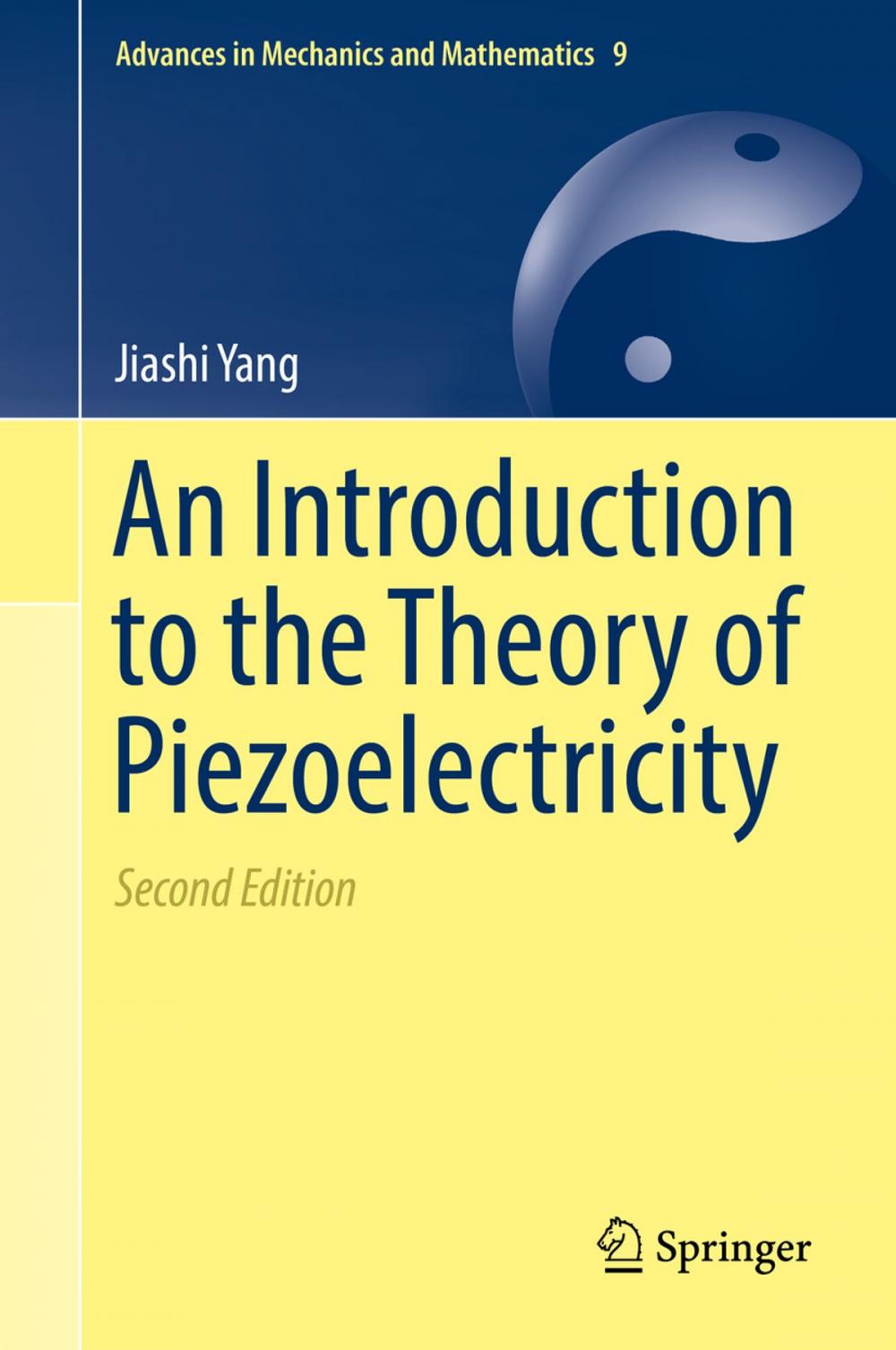 Big bigCover of An Introduction to the Theory of Piezoelectricity
