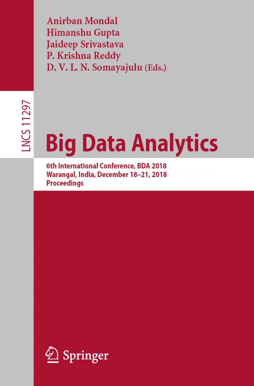 Big bigCover of Big Data Analytics