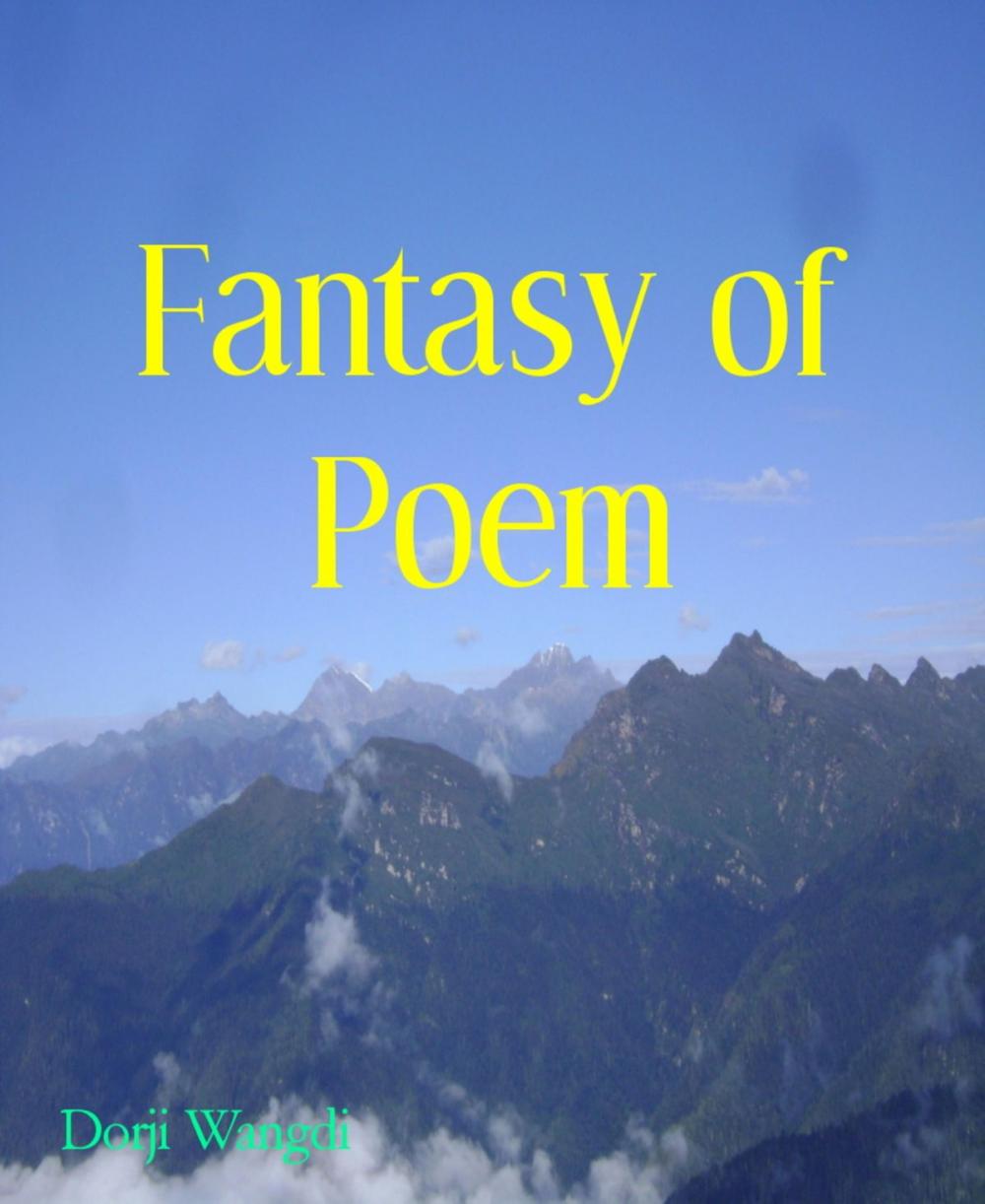 Big bigCover of Fantasy of Poem