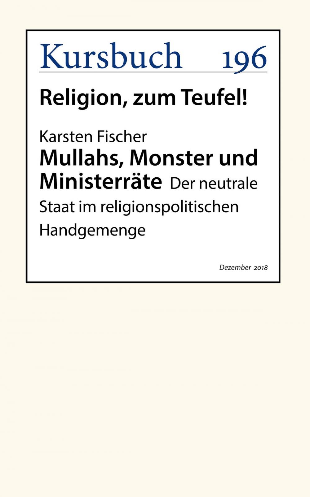 Big bigCover of Mullahs, Monster und Ministerräte