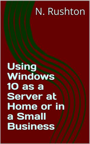 Book cover of Using Windows 10 as a Server at Home or in a Small Business