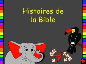 Cover of Histoires de la Bible