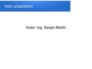 Cover of the book Neo-urbanismo by Sergio Martin