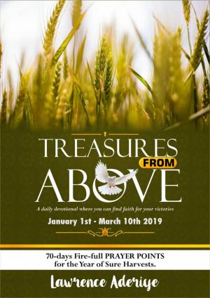 Book cover of TREASURES FROM ABOVE. (JAN-MAR 2019)