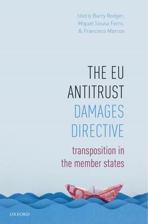 Cover of the book The EU Antitrust Damages Directive by Gina Schouten