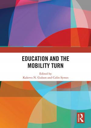 Cover of the book Education and the Mobility Turn by Alan J. Singer