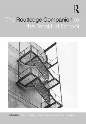 Cover of the book The Routledge Companion to the Frankfurt School by Clara Greed, Marion Roberts