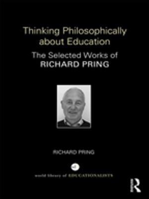 Cover of the book Thinking Philosophically about Education by Michael Dietrich