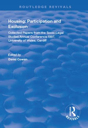 Cover of the book Housing: Participation and Exclusion by Stefanie Khoury, David Whyte