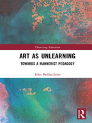 Book cover of Art as Unlearning