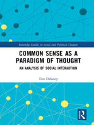 Cover of the book Common Sense as a Paradigm of Thought by Meryl Aldridge